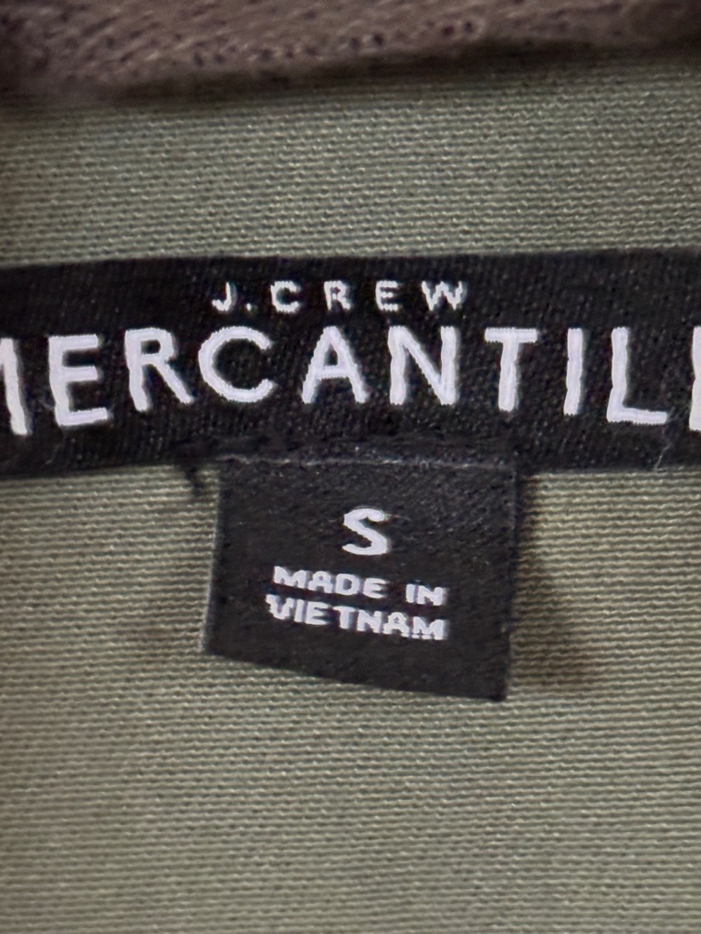 J.Crew Mercantile Olive Utility Jacket Small | Gold Hardware Field Jacket - Picture 5 of 13